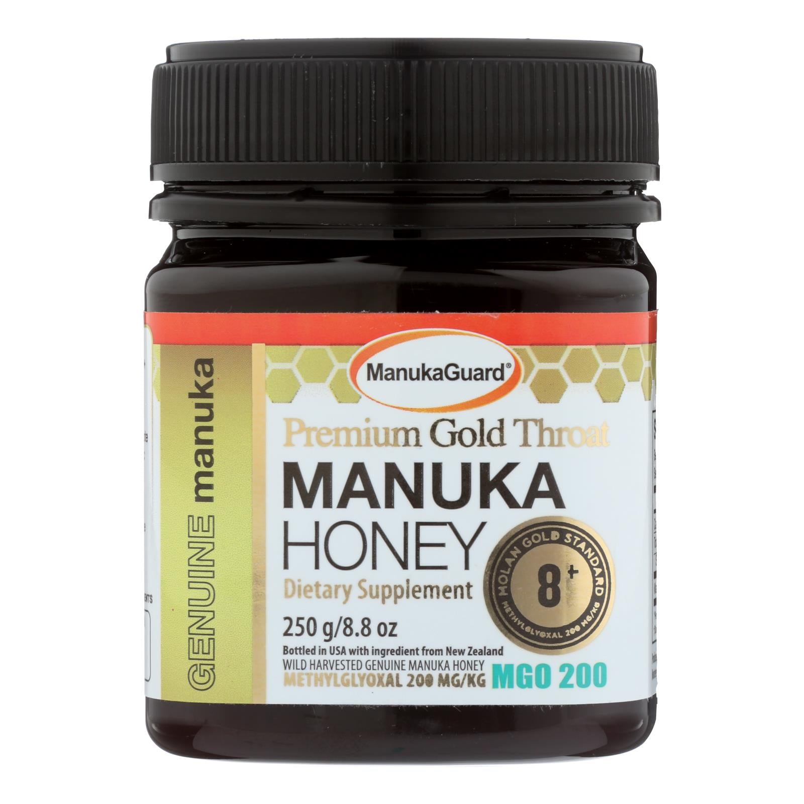 Manukaguard, Manukaguard - Miel de Manuka Prem Gold 8+ - 8.8 OZ