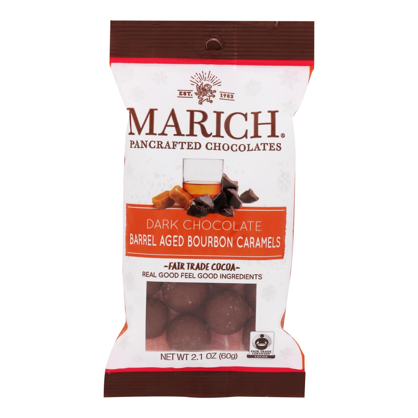 Marich, Marich - Caramel Barrl Aged Brbn - Caisse de 12 - 2.1 OZ (Pack de 12)