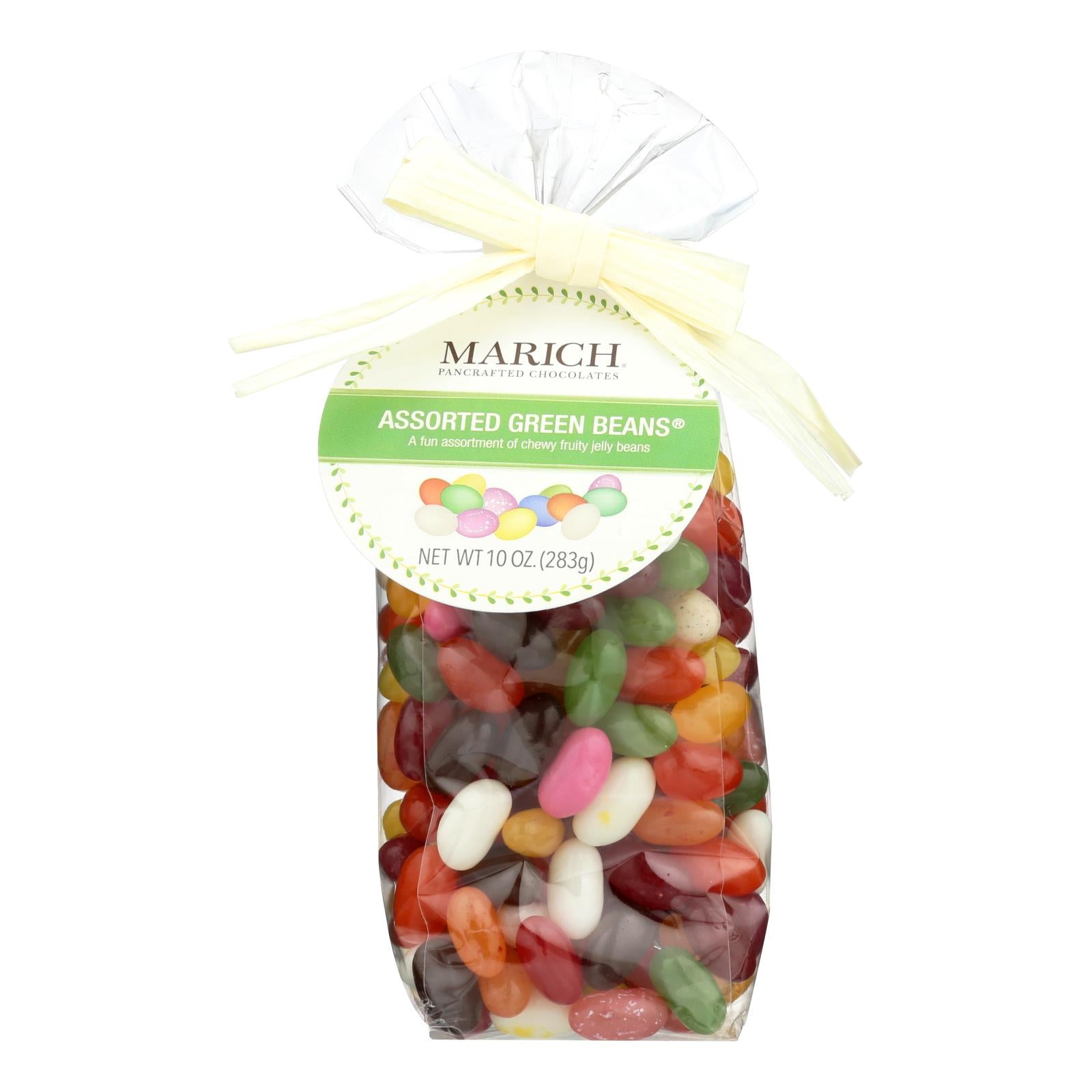 Marich, Marich - Jelly Beans Assorted Green - Caisse de 12 - 10 OZ (paquet de 12)