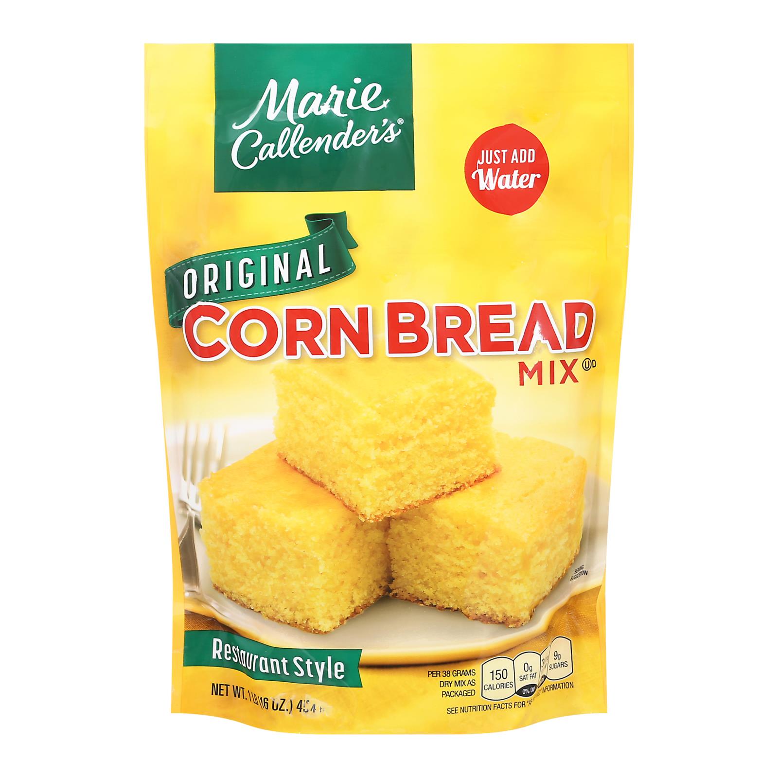 Marie Callender's, Marie Callender's - Baking Mix Cornbread - Etui de 12 - 16 OZ (Pack de 12)