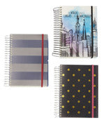 Marquages, Markings Mjna-6 5-1/2 X 8-1/4 3-N-1 Spiral Notebook Assorted Styles