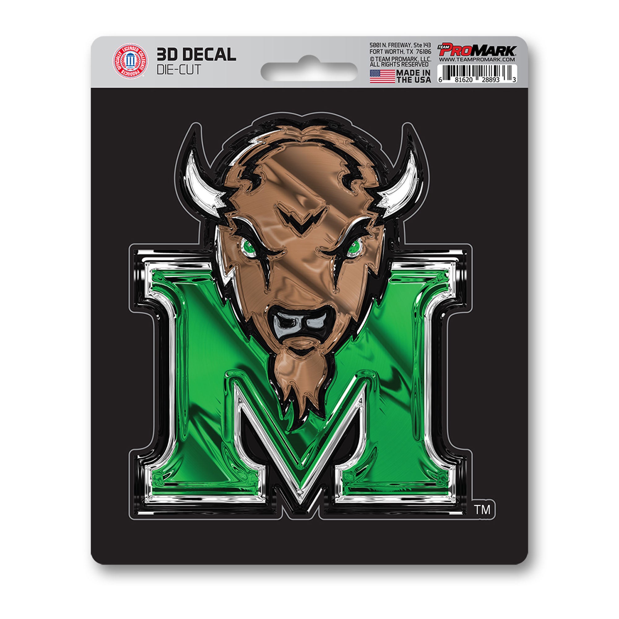 FANMATS, Marshall University Autocollant 3D