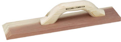 MARSHALLTOWN TROWEL CO, Marshalltown 3.5 in.   W X 16 in.   L Flotteur à main en bois lisse