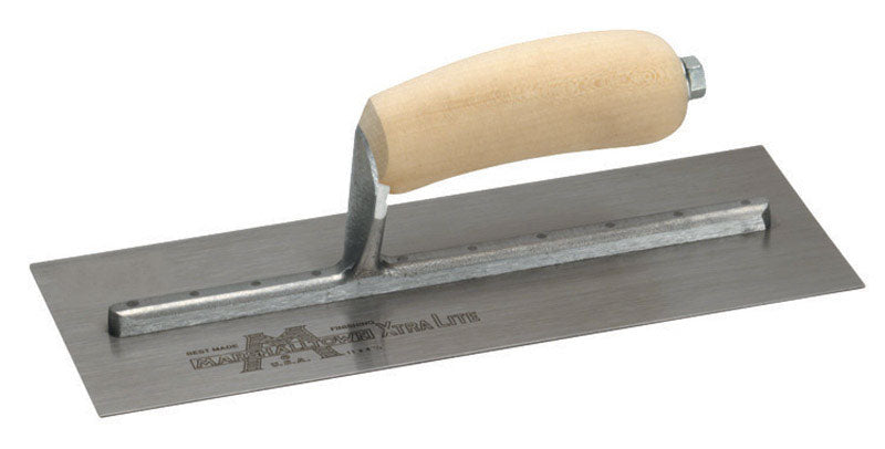 MARSHALLTOWN TROWEL CO, Marshalltown 4-1/2 in. W Polished Steel Finishing Trowel (truelle de finition en acier poli)