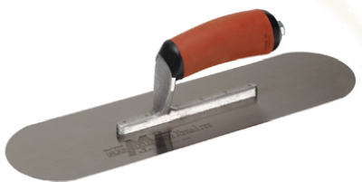 MARSHALLTOWN TROWEL CO, Marshalltown 4-1/2 in. W X 16 in. L Spring Steel Pool Trowel