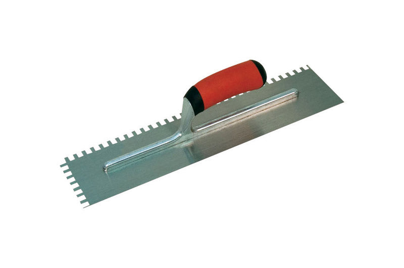 MARSHALLTOWN TROWEL CO, Marshalltown 4-1/2 in. W X 16 in. L Truelle dentelée en acier