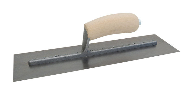 MARSHALLTOWN TROWEL CO, Marshalltown 5 in. W X 13 in. L Truelle de finition en acier à haute teneur en carbone