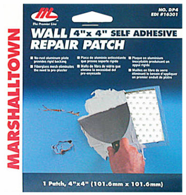 MARSHALLTOWN TROWEL CO, Marshalltown Aluminium Drywall Patch Kit 4 in. W X 4 in. L