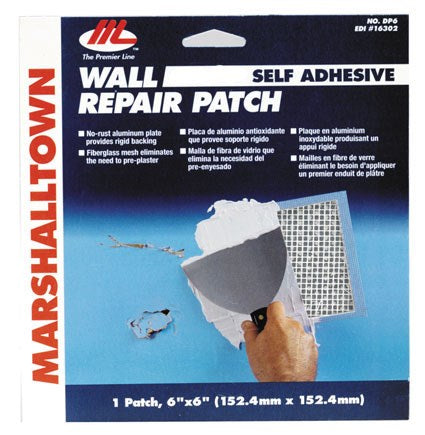 MARSHALLTOWN TROWEL CO, Marshalltown Aluminium Drywall Patch Kit 6 in. W X 6 in. L