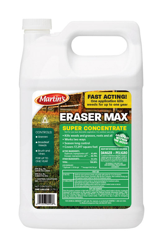 CONTROL SOLUTIONS INC, Martin's Eraser Max Vegetation Herbicide Concentrate 1 gal