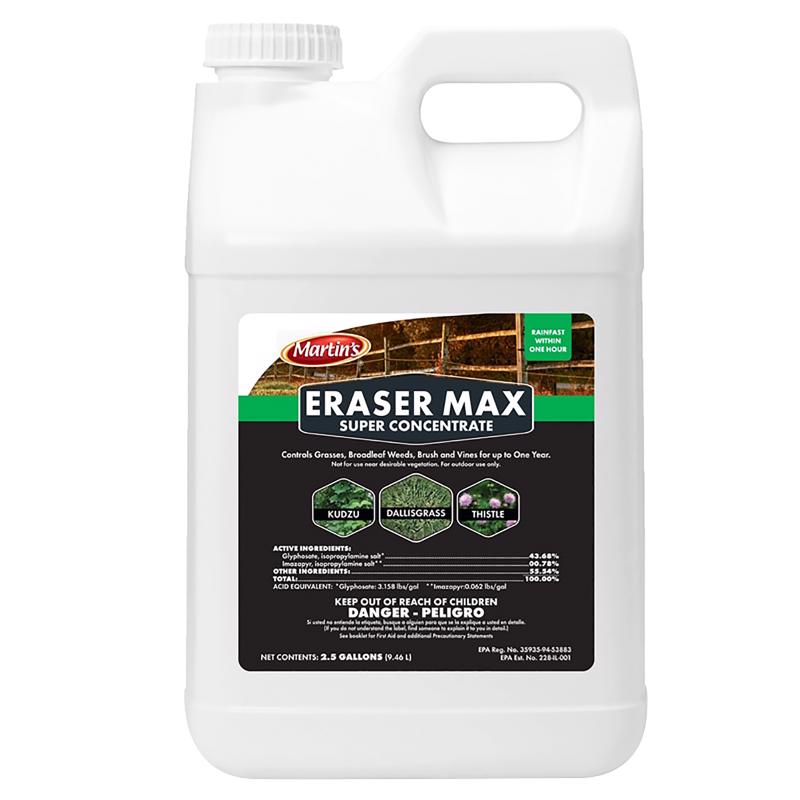 CONTROL SOLUTIONS INC, Martin's Eraser Max Vegetation Herbicide Concentrate 2.5 gal