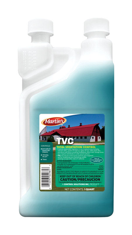 CONTROL SOLUTIONS INC, Martin's TVC - Total Vegetation Control Concentrate Weed and Grass Killer 32 oz.