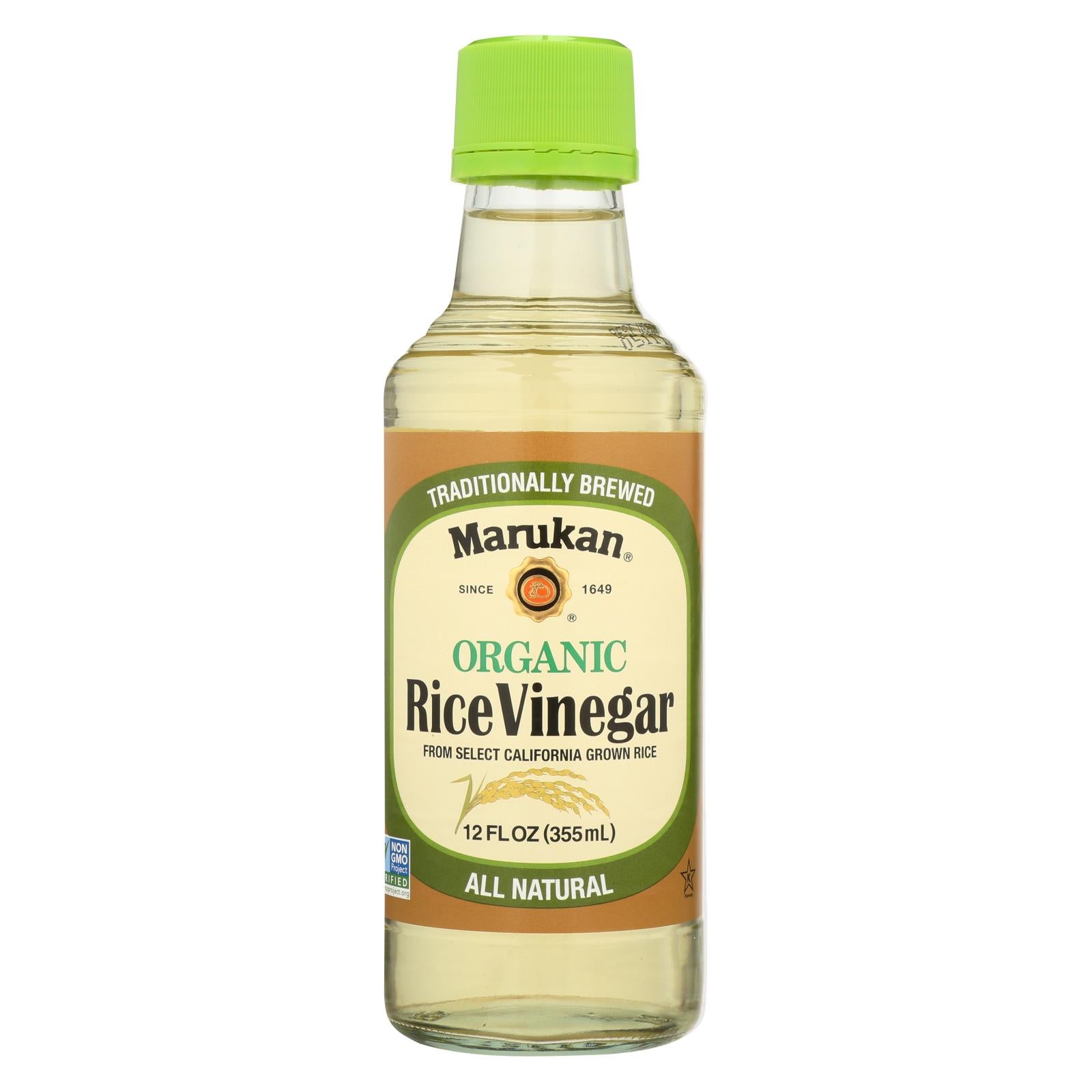 Marukan, Marukan Organic Rice Vinegar - Case of 6 - 12 Fl oz. (Paquet de 6)