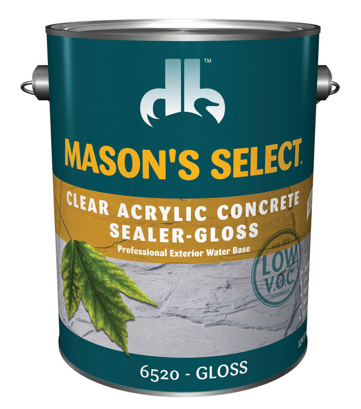 DUCKBACK AQUISITION CORP, Mason's Select Gloss Clear Acrylic Concrete Sealer 1 gal. (paquet de 4)