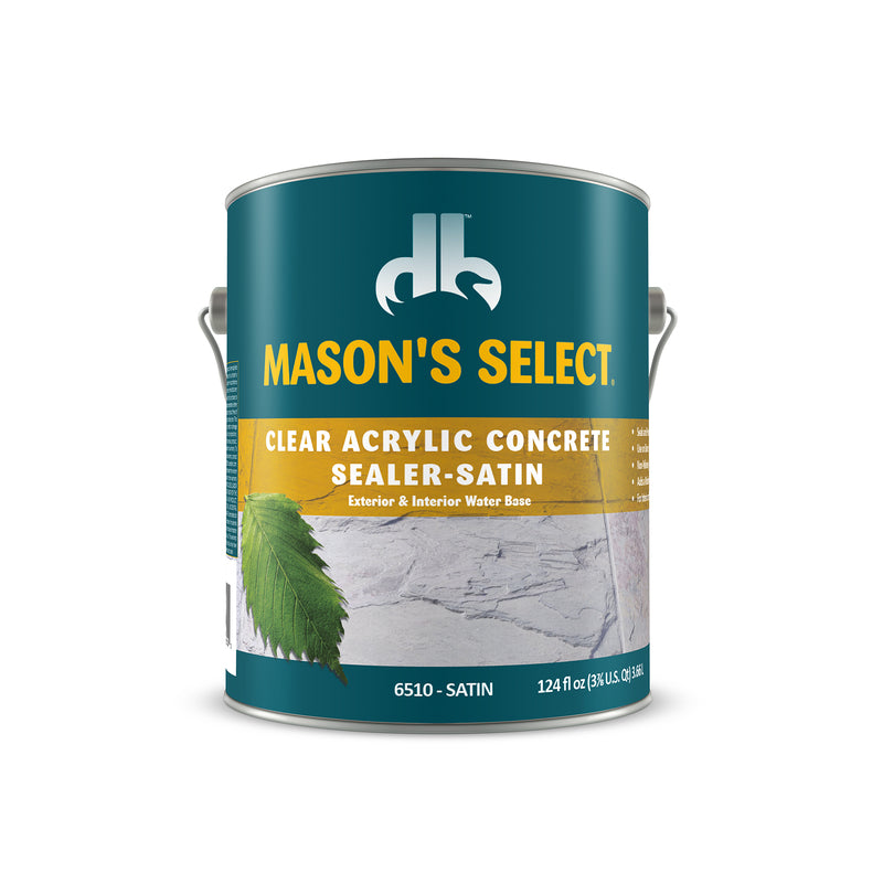 DUCKBACK AQUISITION CORP, Mason's Select Satin Clear Acrylic Concrete Sealer 1 gal. (paquet de 4)