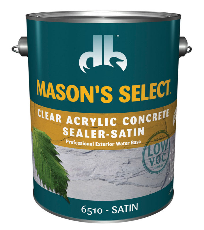 DUCKBACK AQUISITION CORP, Mason's Select Satin Clear Acrylic Concrete Sealer 1 gal. (paquet de 4)