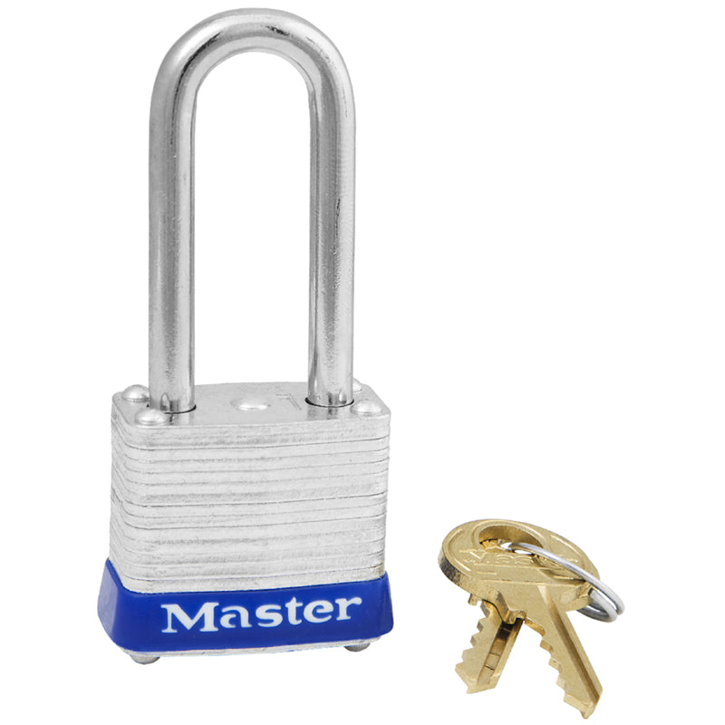 Master Lock Company Llc, Master Lock 1-1/16 in. H X 1-1/8 in. W Laminated Steel 4-Pin Cylinder Padlock