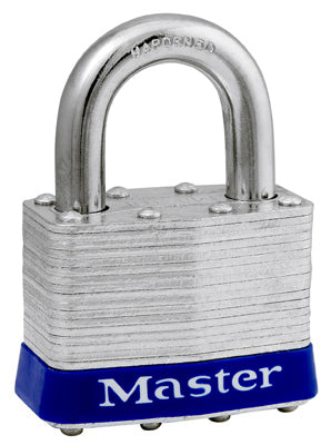 Master Lock Company Llc, Master Lock 1-1/2 in. H X 1-1/8 in. W X 2 in. L Acier 4-Pin Cylinder Re-Pinnable Padlock Keyed Alike