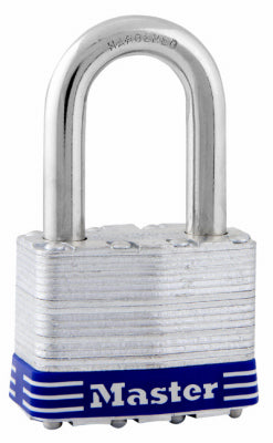 Master Lock Company Llc, Master Lock 1-1/2 in. H X 1-1/8 in. W X 2 in. L Cadenas à goupille en acier à clé identique