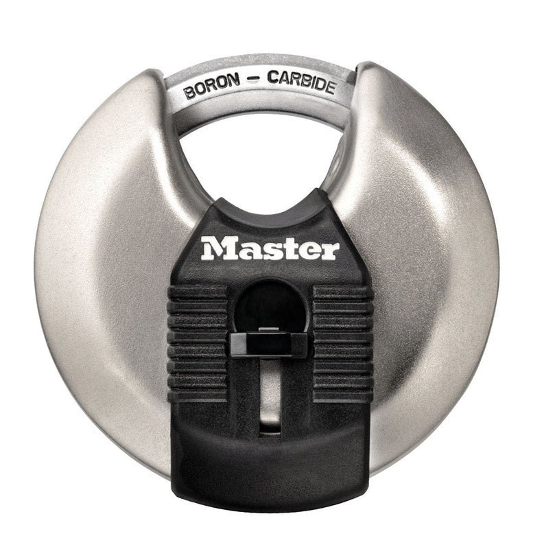 Master Lock Company Llc, Master Lock 1-1/2 in. H X 1 in. W X 2-3/4 in. L acier Roulement à billes Cadenas à disque de verrouillage Clé identique