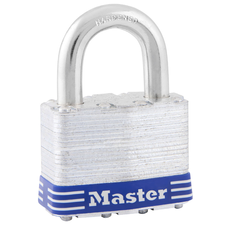 Master Lock Company Llc, Master Lock 1-1/2 in. H X 2 in. W Laminated Steel 4-Pin Cylinder Padlock