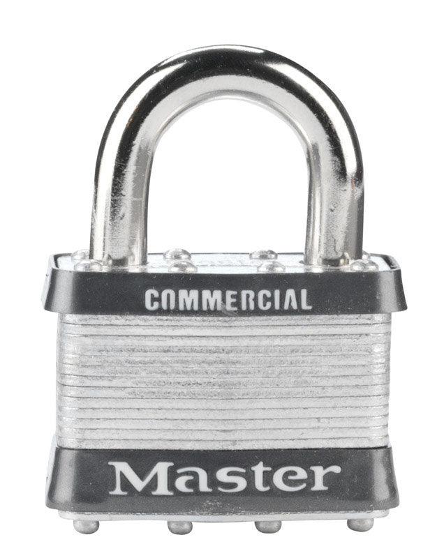 Master Lock Company Llc, Master Lock 1-1/2 in. H x 7/8 in. W x 2 in. L en acier laminé Double cadenas de verrouillage 1 pk Keyed Alike (paquet de 6)