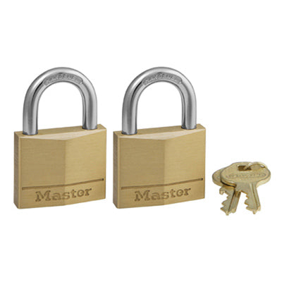 Master Lock Company Llc, Master Lock 1-1/4 in. H X 5/16 in. W X 1-9/16 in. L Laiton 4-Pin Tumbler Padlock Keyed Alike