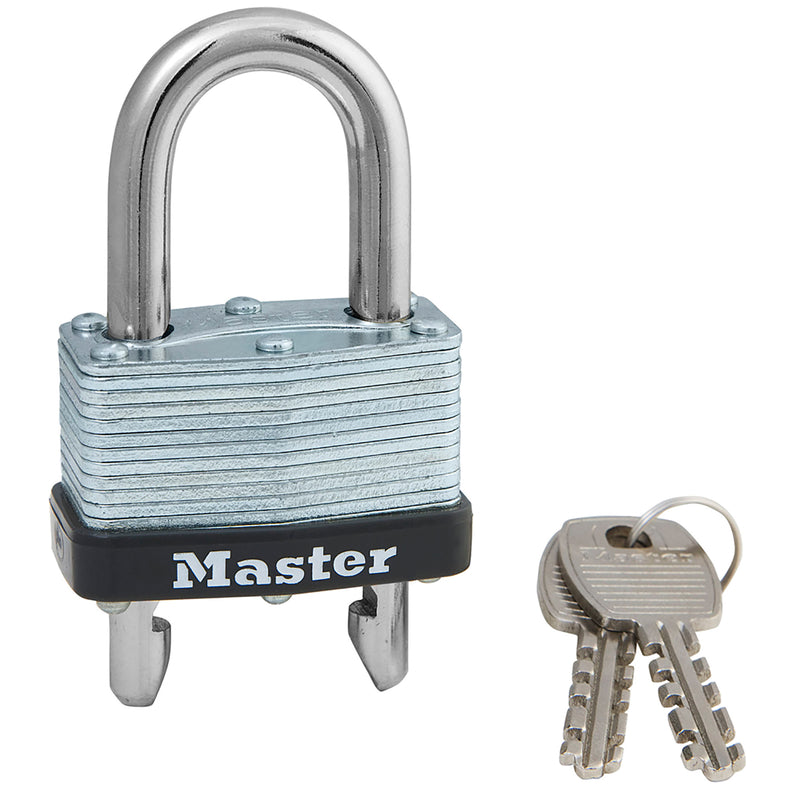 Master Lock Company Llc, Master Lock 1-3/32 in. H X 1-1/32 in. W X 1-3/4 in. L Acier laminé Cadenas à verrouillage Warded