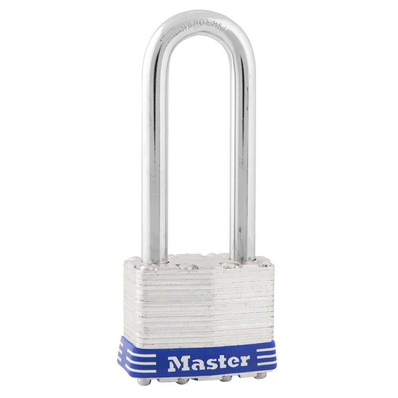 Master Lock Company Llc, Master Lock 1-3/4 in. W Laminated Steel Ball Bearing Locking Padlock (Cadenas de verrouillage à roulement à billes en acier laminé)