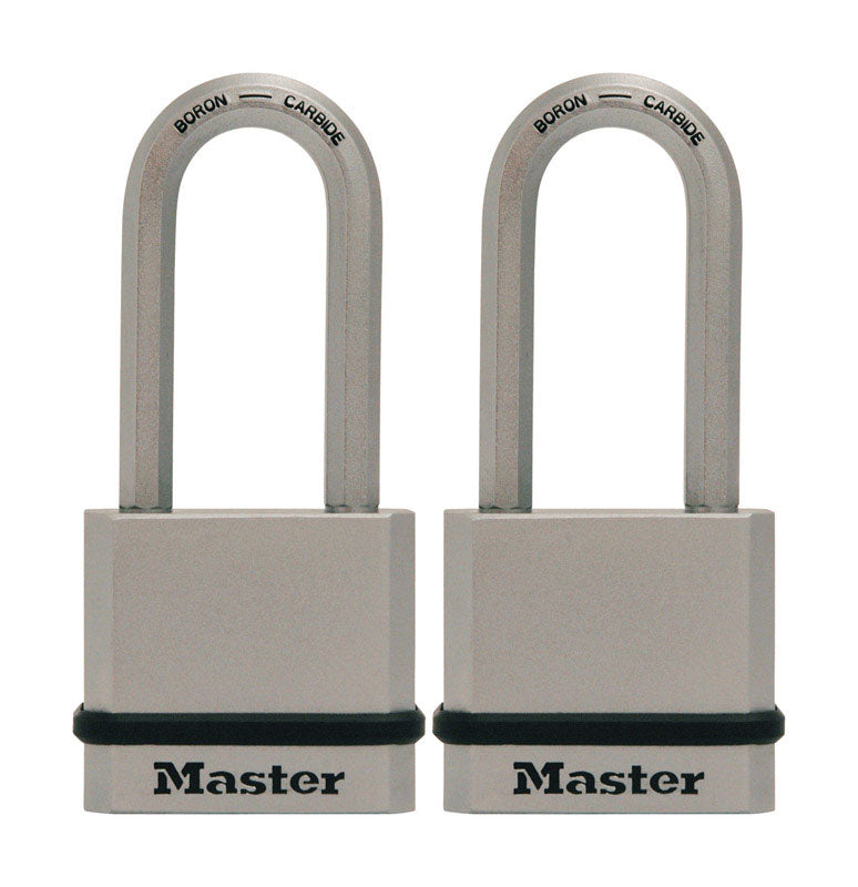 Master Lock Company Llc, Master Lock 1-3/4 in. W Steel Dual Ball Bearing Locking Padlock Keyed Alike