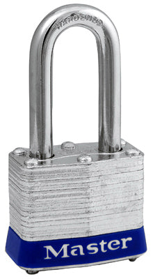 Master Lock Company Llc, Master Lock 1-5/16 in. H X 1-1/2 in. W X 1-9/16 in. L Acier 4-Pin Cylinder Padlock Keyed Alike