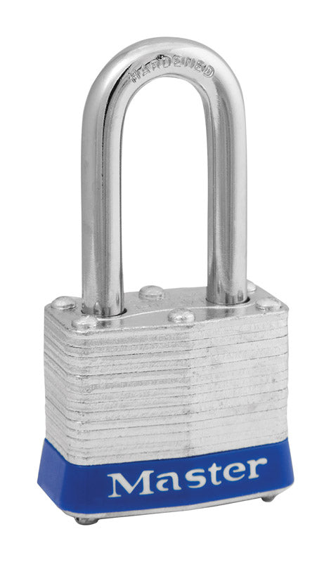 Master Lock Company Llc, Master Lock 1-5/16 in. H X 1-1/2 in. W X 1-9/16 in. L Acier 4-Pin Cylinder Padlock Keyed Alike