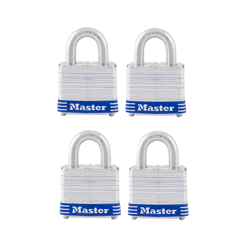 Master Lock Company Llc, Master Lock 1-5/16 in. H X 1-5/8 in. W X 1-1/2 in. L Acier Double Locking Padlock Keyed Alike