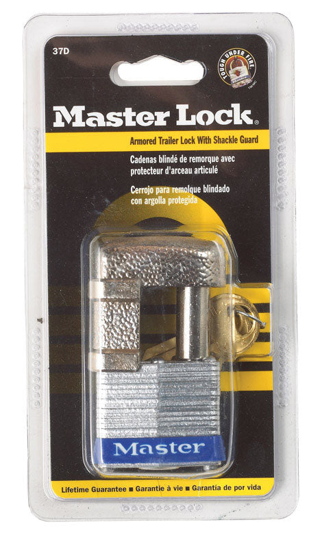 Master Lock Company Llc, Master Lock 1-5/16 in. H X 15/16 in. W X 1-1/2 in. L en acier trempé Cadenas à double verrouillage