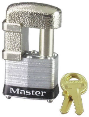 Master Lock Company Llc, Master Lock 1-5/16 in. H X 15/16 in. W X 1-1/2 in. L en acier trempé Cadenas à double verrouillage