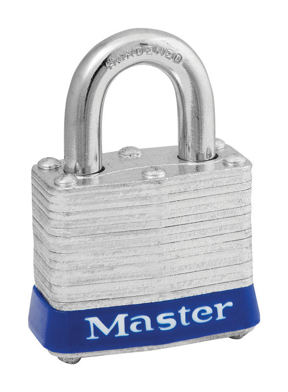 Master Lock Company Llc, Master Lock 1-5/16 in. H X 3/4 in. W X 1-9/16 in. L Cadenas à goupille en acier à clé identique