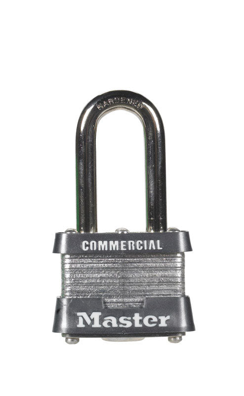 Master Lock Company Llc, Master Lock 1-5/16 in. H x 1-5/8 in. W x 1-9/16 in. L en acier laminé, cadenas à double verrouillage 1 pk (paquet de 6)