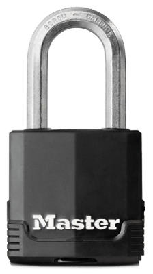 Master Lock Company Llc, Master Lock 1-7/8 in. H X 1-3/16 in. W X 1-3/4 in. Cadenas de verrouillage à roulement à billes en acier laminé Ke