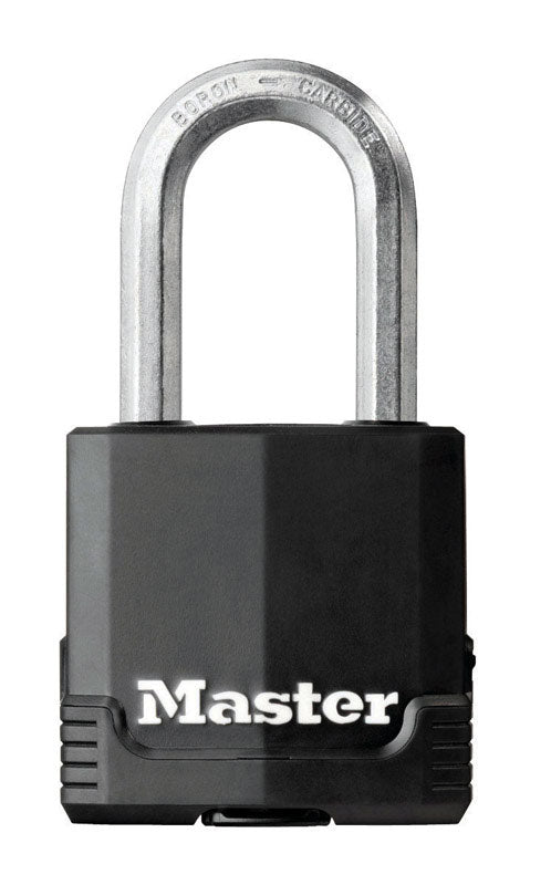 Master Lock Company Llc, Master Lock 1-7/8 in. H X 1-3/16 in. W X 1-3/4 in. Cadenas de verrouillage à roulement à billes en acier laminé Ke