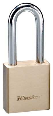 Master Lock Company Llc, Master Lock 1-9/16 in. H X 3/4 in. W X 1-3/4 in. L Cadenas à cylindre à 5 goupilles en laiton