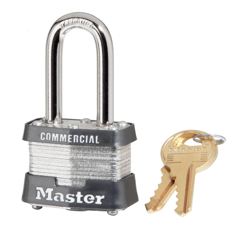 Master Lock Company Llc, Master Lock 1-9/16 in. W Steel Tumbler Padlock Keyed Alike