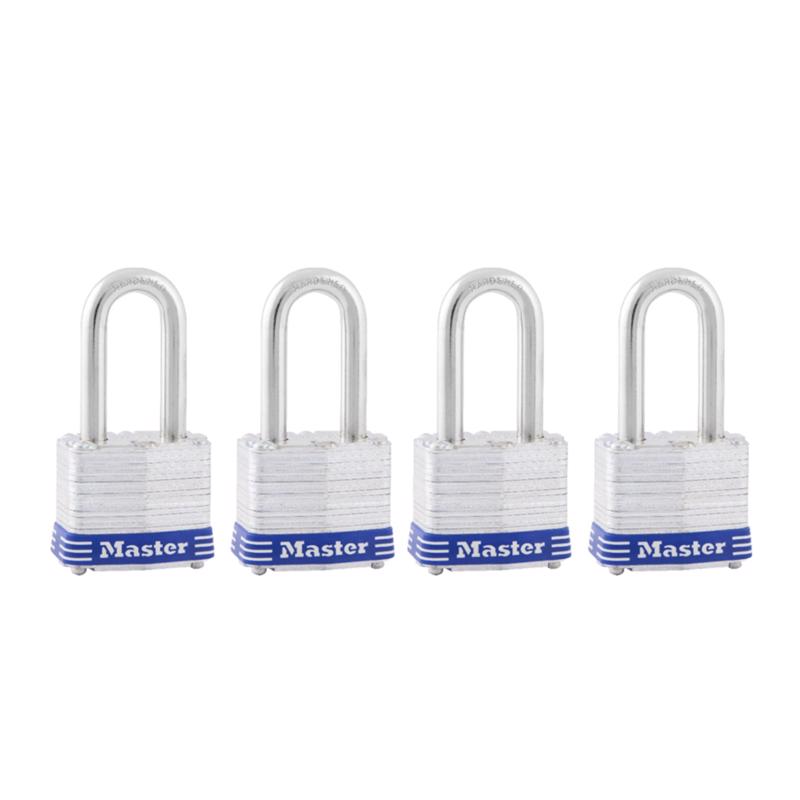 Master Lock Company Llc, Master Lock 1-9/16 in. W Steel Tumbler Padlock Keyed Alike