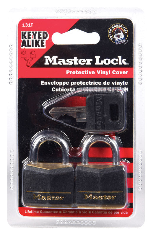 Master Lock Company Llc, Master Lock 1 in. H X 5/16 in. W X 1-3/16 in. L acier double cadenas à clé identique