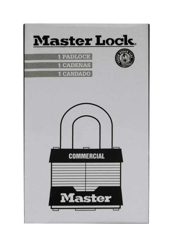 Master Lock Company Llc, Master Lock 1 po H x 11/16 po L x 1-1/8 po W x 1-1/8 in. Laminated Steel 4-Pin Cylinder Padlock 6 pk Keyed Alike (Pack de 6)