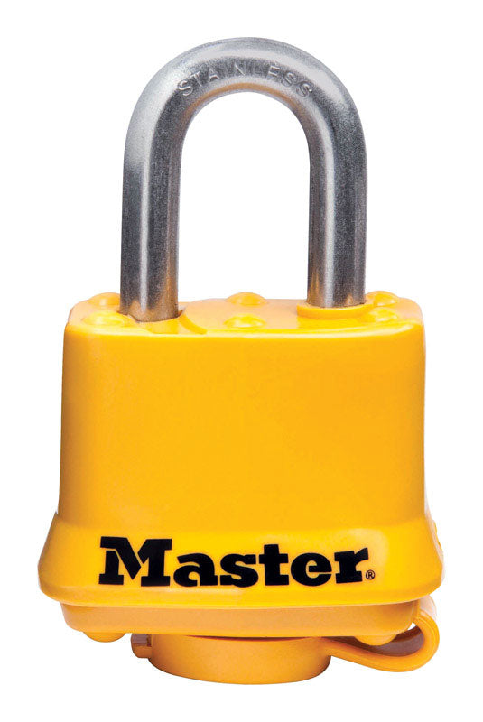 Master Lock, Master Lock 1.5 in. W Acier 4-Pin Tumbler Padlock Keyed Alike