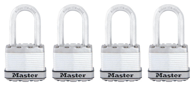 Master Lock Company Llc, Master Lock 1.75 in. W X 1.5 in. L en acier inoxydable avec roulement à billes Cadenas de verrouillage à clés identiques