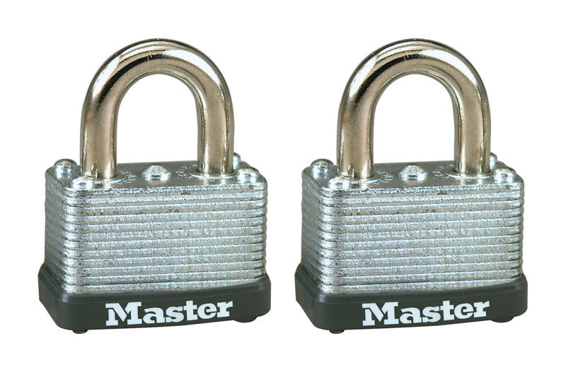 Master Lock Company Llc, Master Lock 15/16 in. H X 13/16 in. W X 1-1/2 in. L acier Warded Locking Padlock Keyed Alike