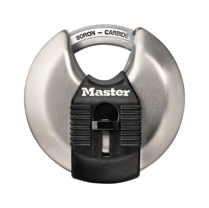 Master Lock Company Llc, Master Lock 2-3/4 in. W Stainless Steel Dual Ball Bearing Locking Disk Padlock 1 pk