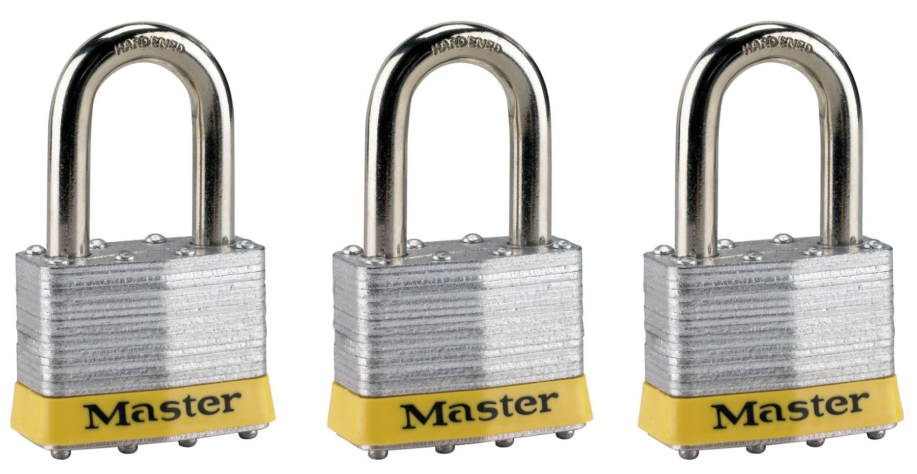 Master Lock Company Llc, Master Lock 2 in. W Laminated Steel Double Locking Padlock Keyed Alike