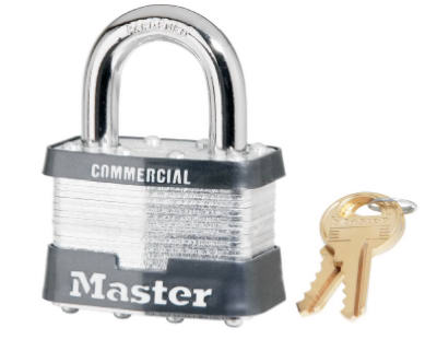 Master Lock Company Llc, Master Lock 2 in. W Steel Tumbler Padlock 1 pk Keyed Alike